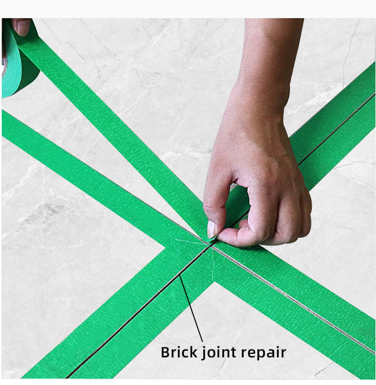 50m 18m Custom Length Green Masking Tape For Fine Arts Painting Protection