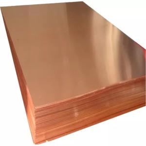China C10100 99.99 Pure Copper Sheet High Purity 50-2500mm Of Coopers wholesale