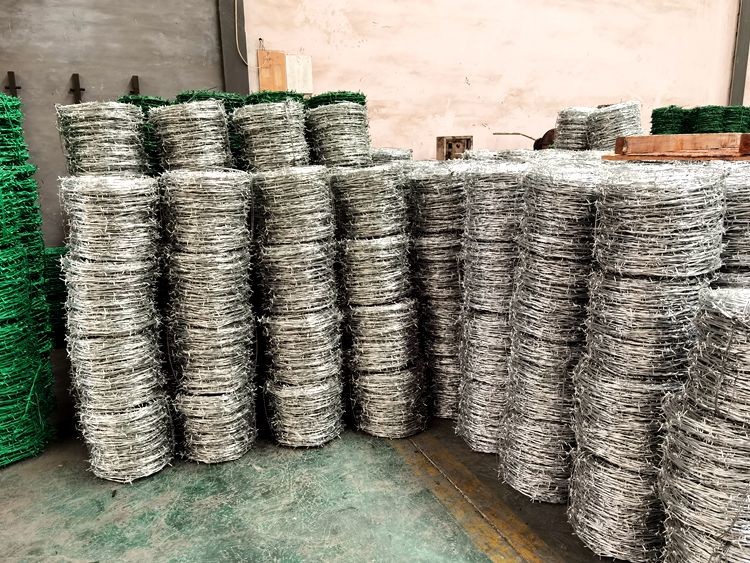 Antirust 2.5mm Security Barbed Fencing Wire Hot Dipped Galvanized