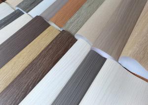 China Teak Wood Grain PVC Wrapping Film for Furniture Renovation Projects wholesale
