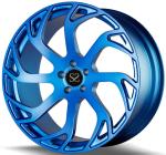 Custom Blue 20 Forged Wheels Made of 6061-T6 Aluminum Alloy For Ford 5x108