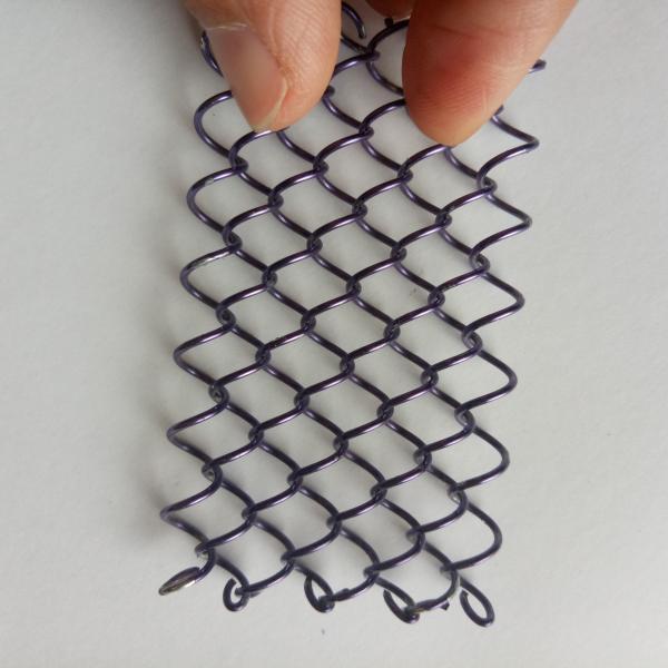 Aluminium Alloy Wire Screen Mesh Ceiling Curtain Chain Link Strip Drapery