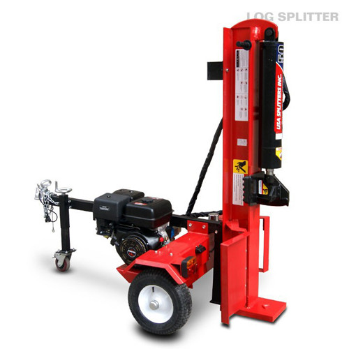 50 Ton Hardwood log splitter , powerful industry wood cutting and splitting