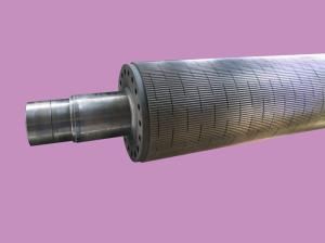China 50CrMo B Flute Peripheral Heating Corrugating Rolls wholesale