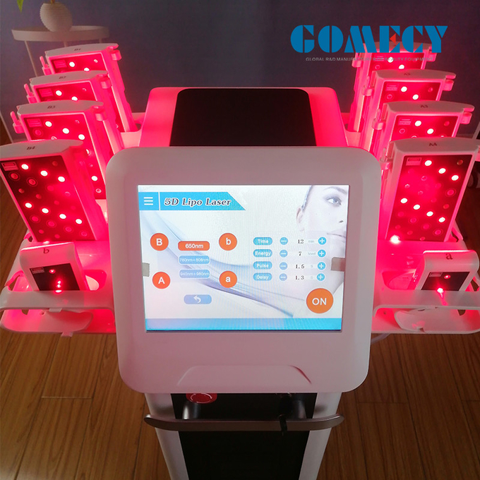Beauty Salon Lipo Laser Slimming Machine 0.1-5s Pulse Time OEM ODM Services