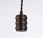 Chrome Copper E27 Edison Screw Pendant Lamp Holder Aluminum Material