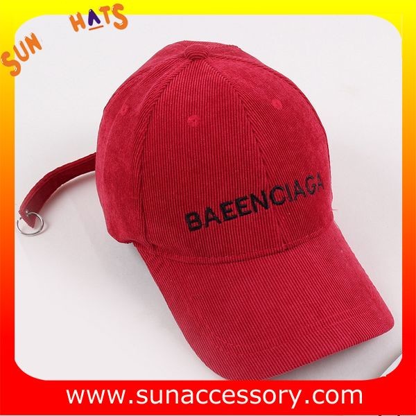 QF17008 Sun Accessory customized fashion red baseball caps for girls ,caps in stock MOQ only 3 pcs
