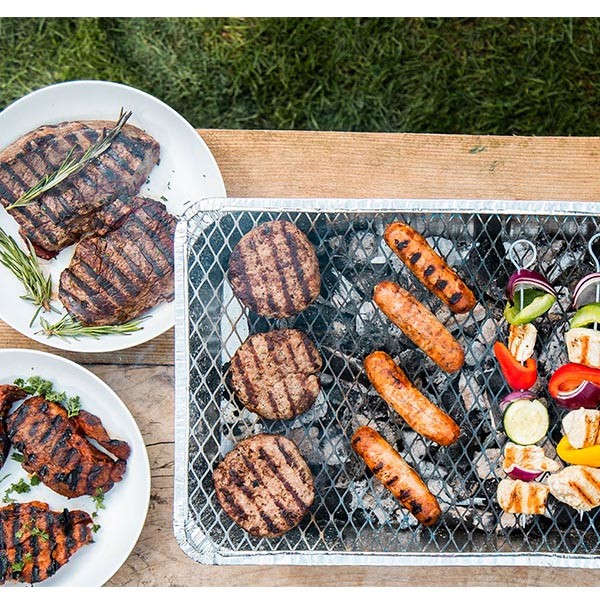 Disposable Charcoal Grill Instant Barbecue Grill One Time Use