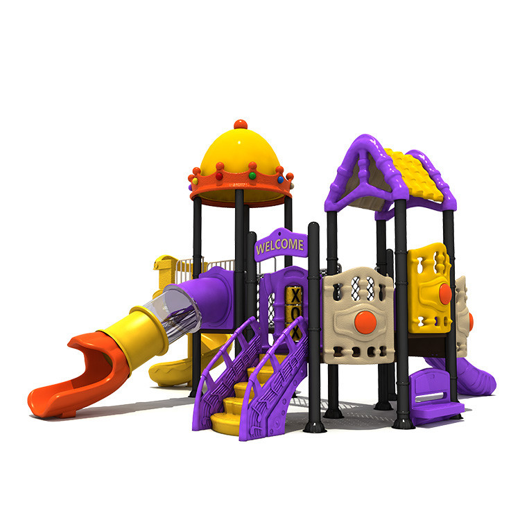 Aircraft Series Kids Playground Slides Custom Color Galvanized Pipe Plastic