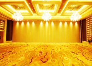 China Yellow MDF Exhibition Partition Walls Sliding Folding Doors Acoustic wholesale