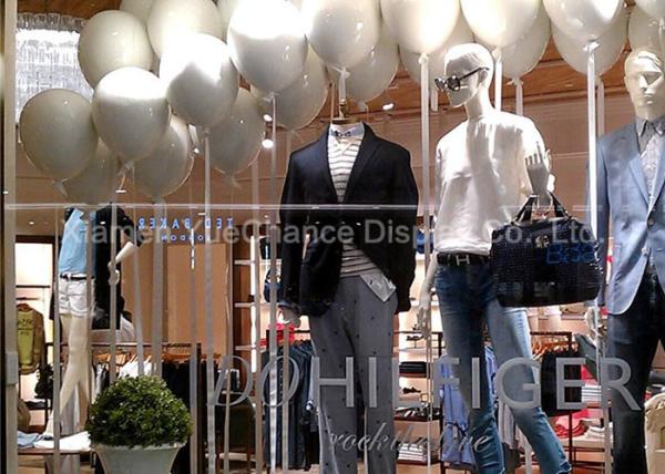 Visual Merchandising Fiberglass White Balloons , Fiberglass Hard Balloons For