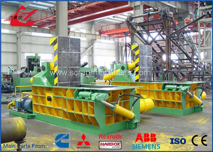 Middle Size Hydraulic Metal Baler Scrap Baling Press Machine For Aluminum Copper Scrap