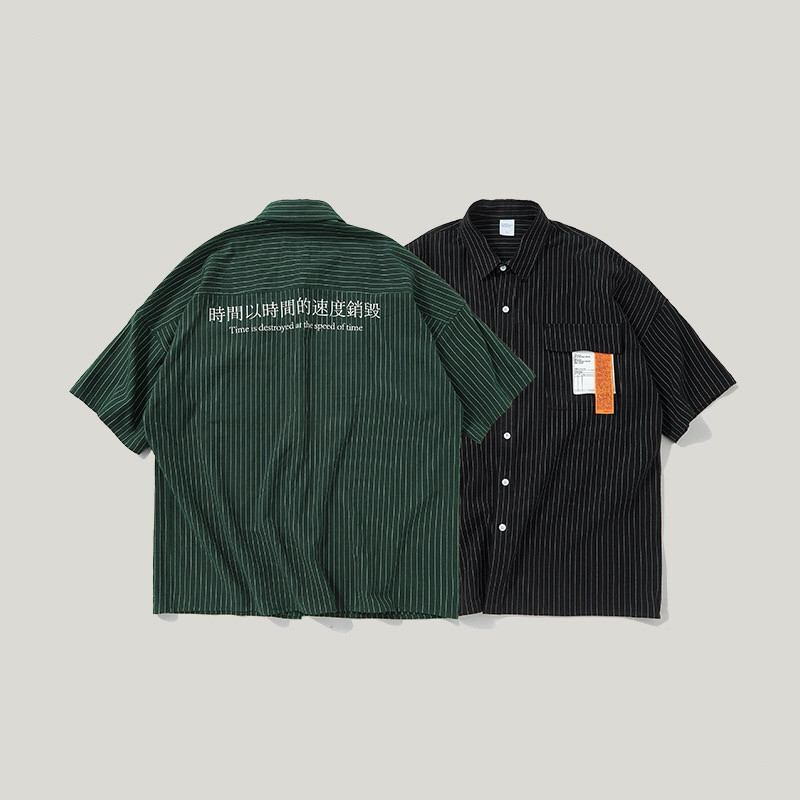 Fashion Casual OEM Cotton Plain Men Shirts Short Sleeve small quantity clothing manufacturers
