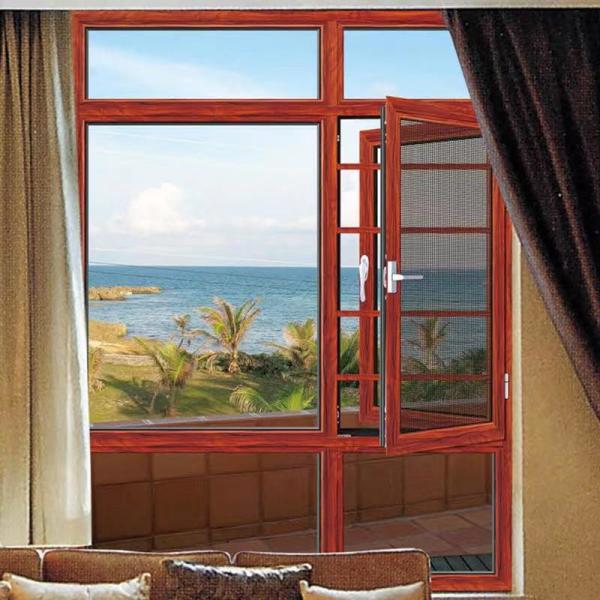 Customisable Aluminum Casement Windows for Office Buildings Soundproof and
