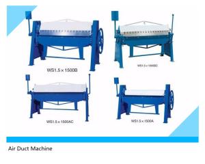 China Automatic Air Duct Machine Apron Coughing Machine Low carbon sheet wholesale