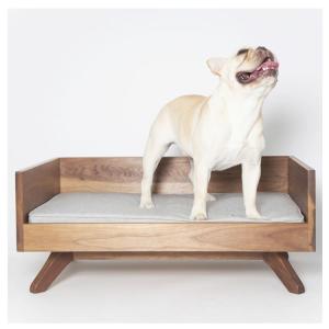 China OEM ODM Wood Pet Furniture Luxury Modern Wooden Dog Bed Personalised wholesale