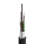 Outdoor Aerial Glass Fiber Optical Cable 12 24 48 96 Core Single Mode GYTA Duct