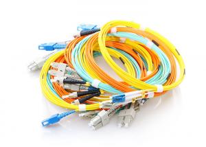 China SC Fiber Patch Cord 100% Insertion Loss Less &lt;0.1dB Master Fiber Opitc Patch Cord OM1,OM2,OM3,OM4 wholesale