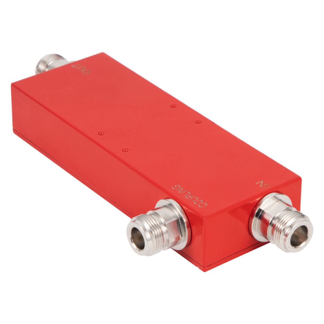 380-2700MHz Wideband RF Directional Coupler 7dB Coupling N Female Type