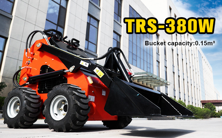 Landscaping Projects Mini Skid Steer Track Loader With 25-35Hp Engine