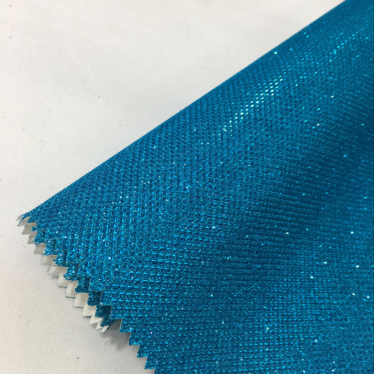 New pu synthetic zarina glitter leather for shoes