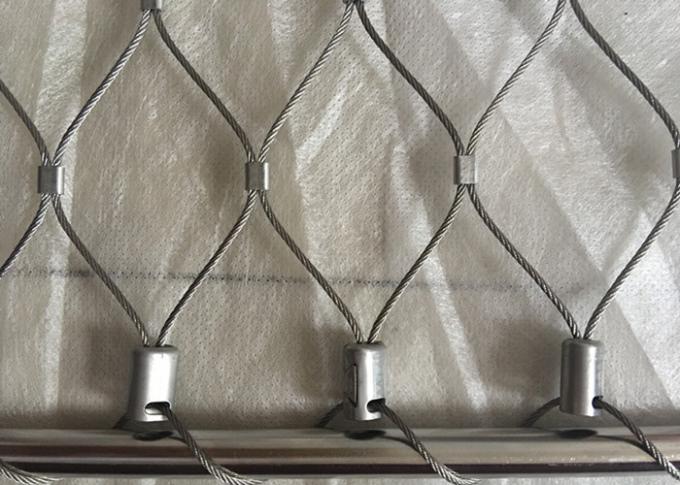 Stainless Steel Wire Rope Net / X Tend Cable Mesh 1.2MM To 3.2 MM 2