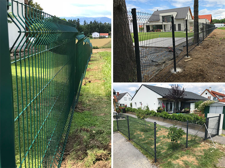 Height 2430mm Welded Wire Mesh Panel , Width 2.75m V Mesh Security Fencing