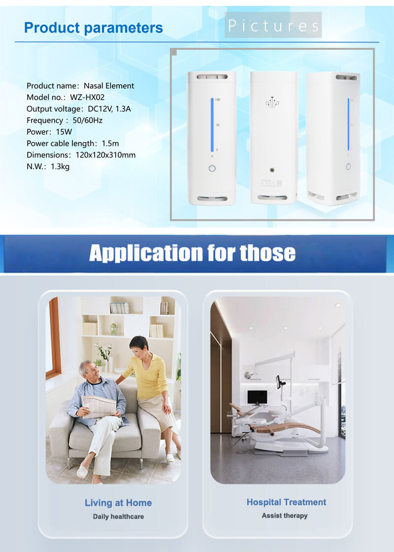 Hho Inhalation Negative Hydrogen Oxygen Inhaler Easy Operation Desktop Design