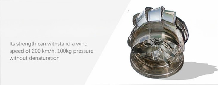 Roof Exhaust Ventilation Fan 10 Days Production Time Corrosion Resistance and Lowest