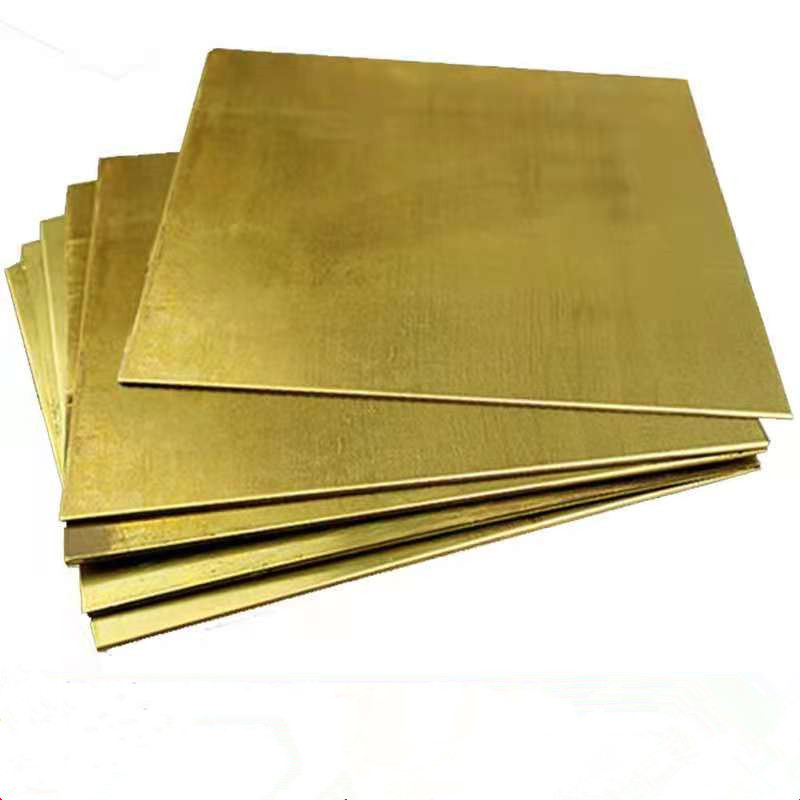 H63 Large Copper Sheet Plate Metal 500mm 1000mm Bright Annealing