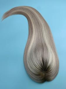 China balayage swiss lace topper with remy cuticle quality Russian hair topper for women hair loss wholesale
