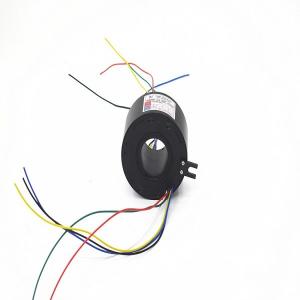 China Aluminium Alloy 300rpm 15A 50mm Hollow Shaft Slip Ring wholesale