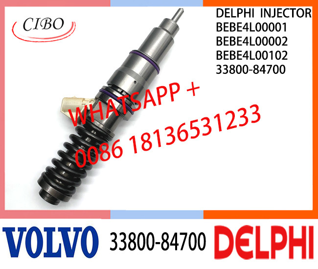 Fuel engine Diesel Injector 33800-84700 BEBE4L00001 BEBE4L00002 BEBE4L00102 E3.5 for HYUNDAI L ENGINE WITH EGR