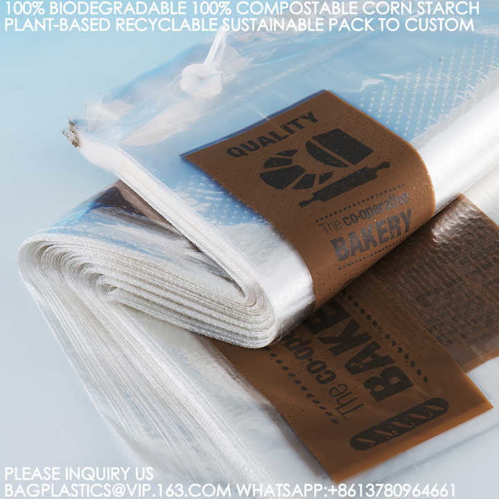 Recyclable Sustainable Micro Perforate Bag With Customized Size BOPP Wicket Bread Cellophane Packaging Bag