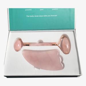 China Face Slimming Crystal Jade Massage Roller Double Head wholesale