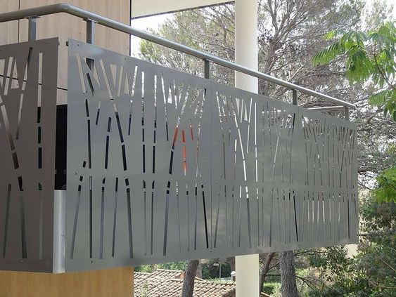 Wholesale price Villa Garden Decorative Laser Cut Steel Screen Fence Panels