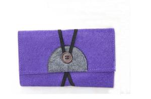 China factory price high quality lovely felt coin wallet/coin purse wholesale