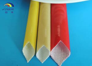 China Customized Polyurethane Sleeving / Fiber Glass PU Varnished Sleeve wholesale