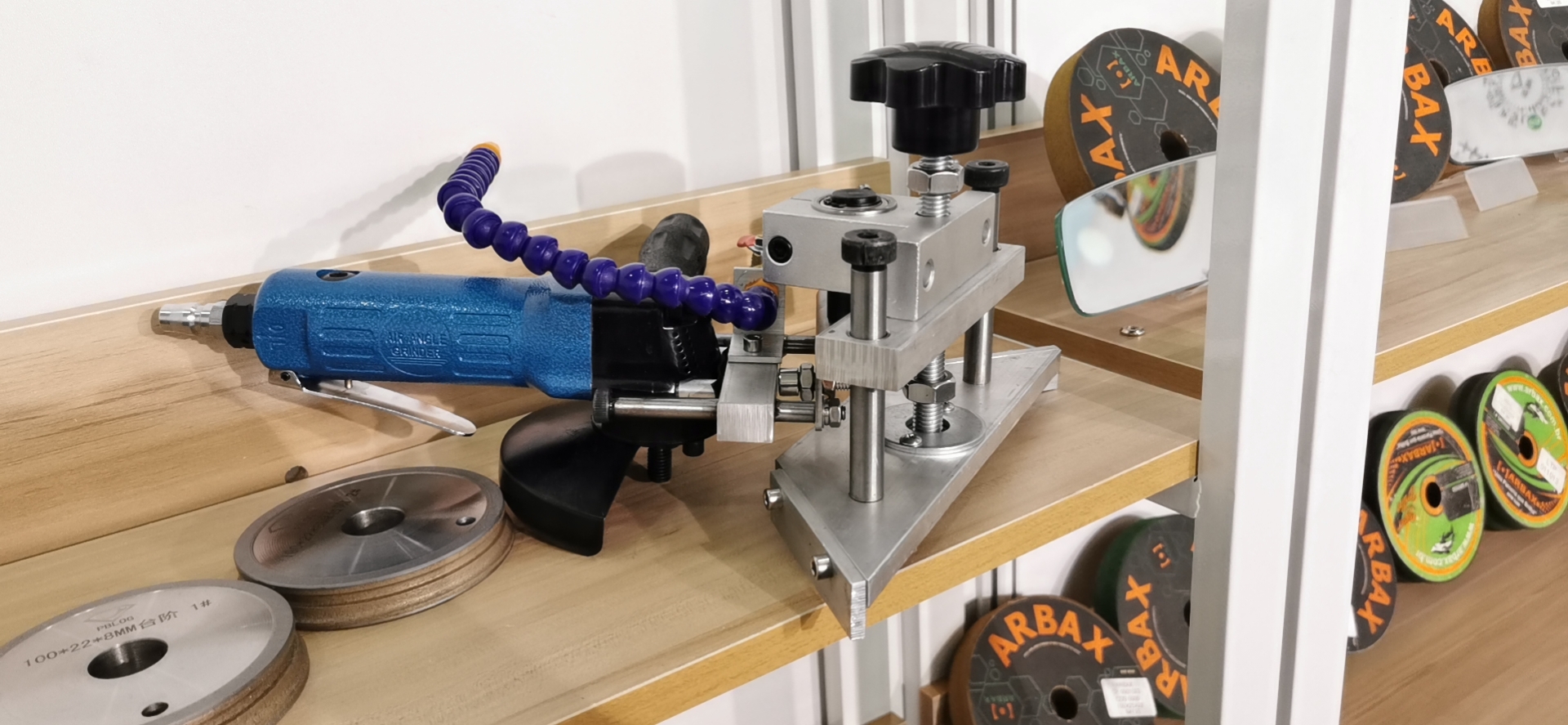 PBLOG Pneumatic Chamfering Machine Glass Processing Machine Quickly and Easier