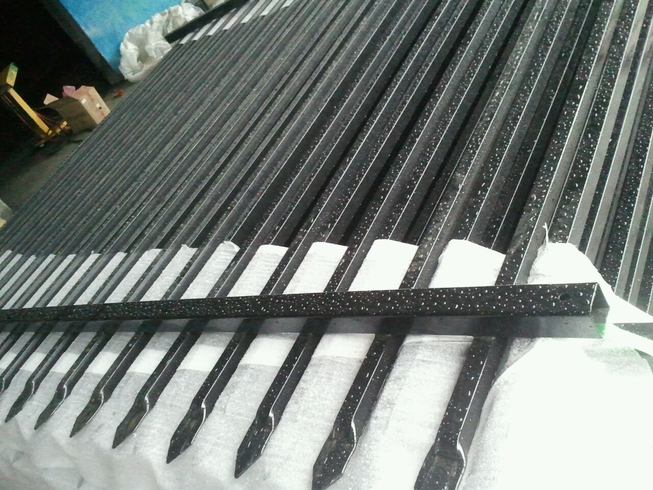 Tubular Garrison Fence / Australia Security Commerical Garrison Fence Panel / Black Garrison Fence
