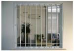 Galvanized Metal Security Window Burglar Proof Impact Resistant