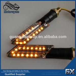 China Black Finish ABS Short Rubber Stem Motorcycle/Street Bike Indicator Light Winker Lamp wholesale