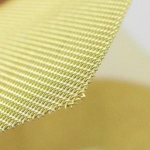 China Liquid And Gas Filtration Brass Woven Mesh Screen wholesale