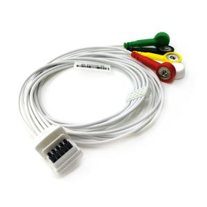 China Mortara H3 10 Pin Holter ECG Cable TPU Safety Material 9293 036 51 wholesale