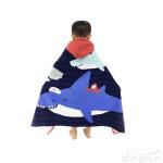 Children Hooded Towel 100% Natural Cotton Beach Poncho Towels Swim Bath Towels