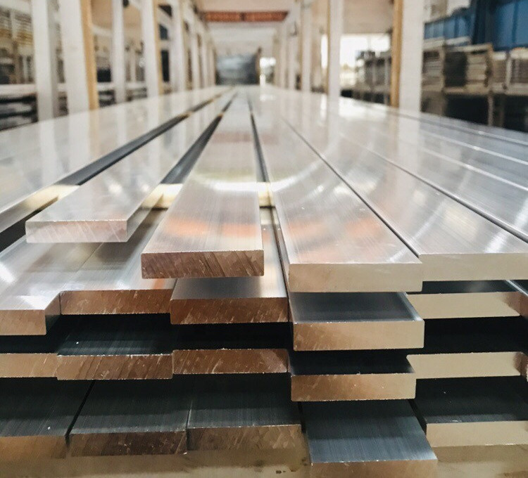2024 6063 6061 Brushed Aluminum Metal Flat Bar 15mm 20mm 30mm 50mm 210x10mm