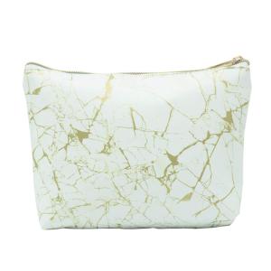 China Waterproof 3 Pack Marble PU Cosmetic Makeup Bag For Girl wholesale
