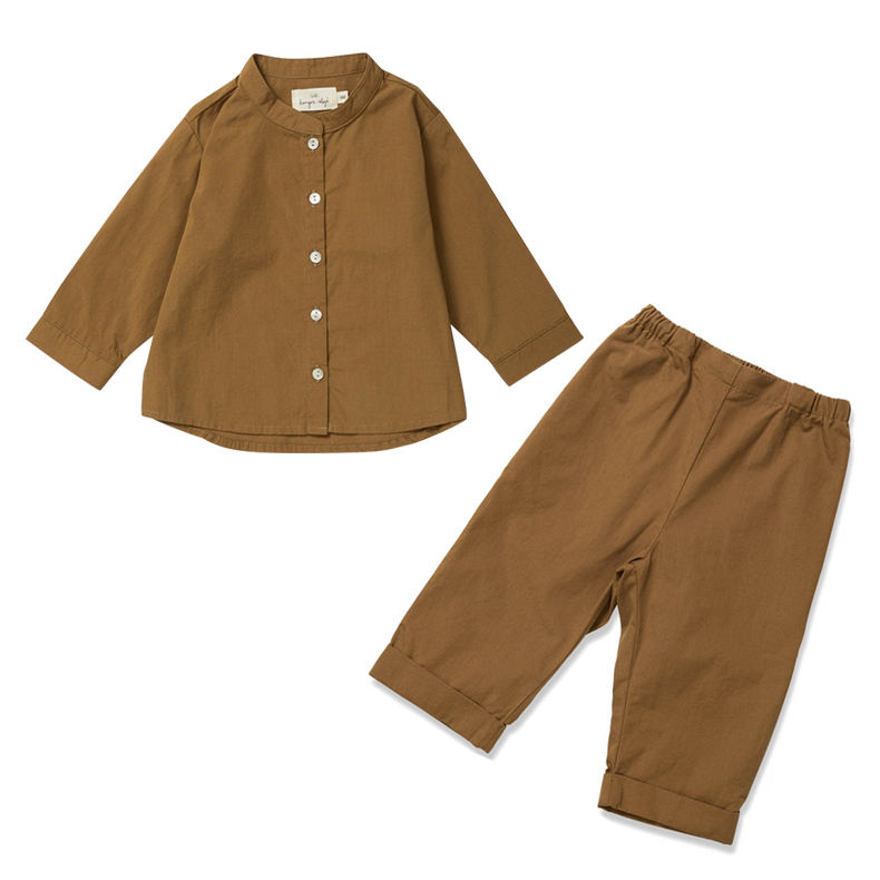 Children'S Outfit Sets Cotton Kids Striped Sets Children'S Casual Printing Sets