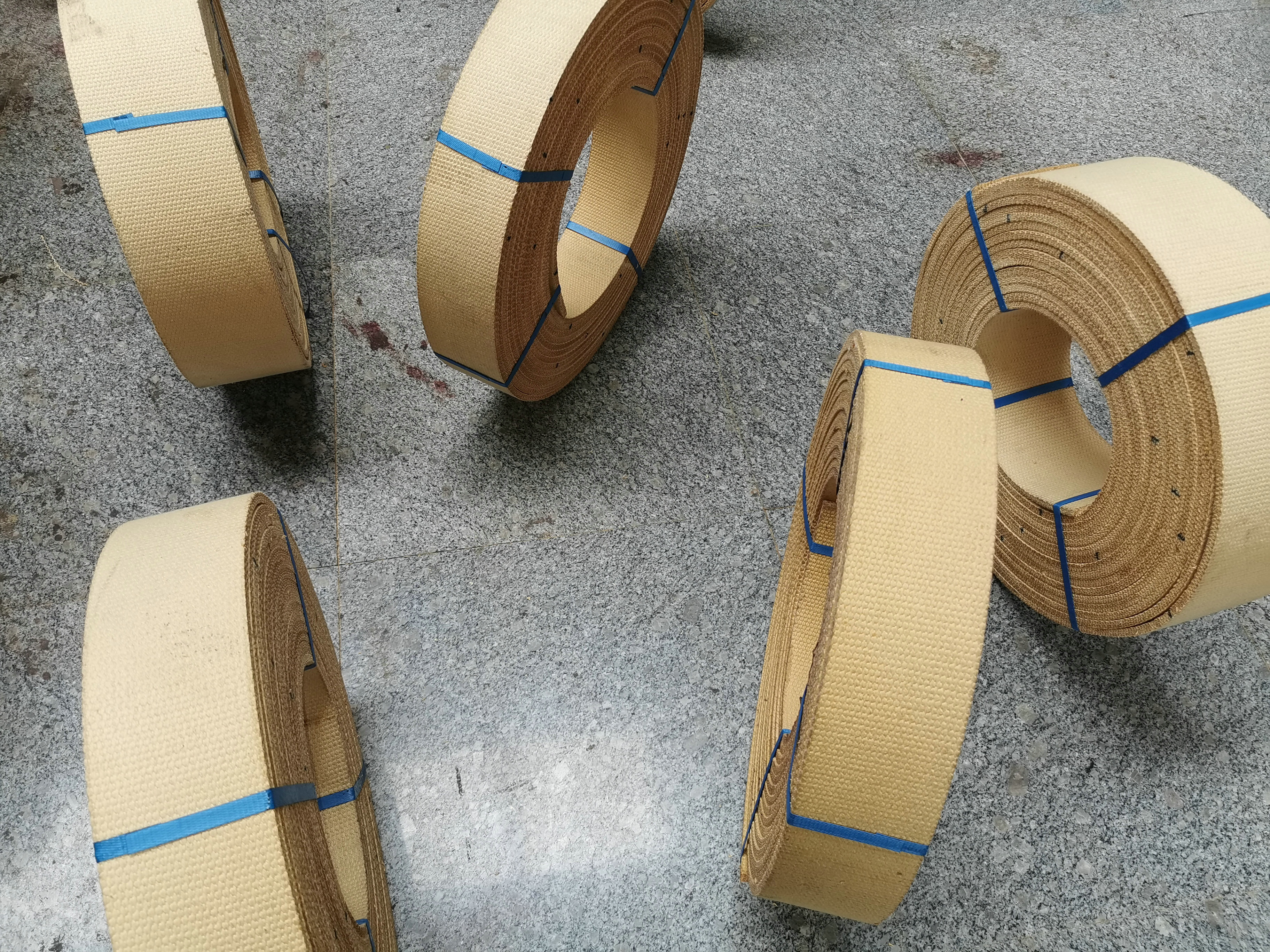 Non Asbestos Woven Ship Winch Dock Crane Brake Lining Roll