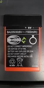 China HBC Battery 2500MA The Ideal Choice for Zoomlion and Sany Concrete Pump Truck Code 1020902017 wholesale